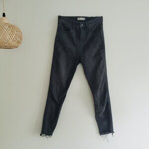 Madewell High Rise Skinny Jeans Size 26 Black